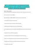 MPTC INTERVIEWS & INTERROGATIONS  QUESTIONS & 100&percnt; CORRECT ANSWERS   LATEST UPDATED 2026&sol;2027