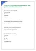 ISSA PTR255&comma; ISSA strength and conditioning study guide questions with verified detailed solutions 