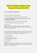 BIOD 102 Biology II Module 6 Exam 2026&sol;2027 &vert; Portage Learning &vert; Verified Q&A &vert; 100&percnt; Correct &vert; Pass Guaranteed - A&plus; Graded
