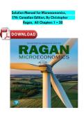 Solution Manual for Microeconomics&comma; 17th Canadian Edition&comma; By Christopher Ragan&comma; All Chapters 1 &ndash; 20