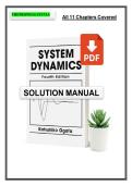 Solutions for Problems in System Dynamics 4th Edition by Katsuhiko Ogata &vert; Complete Step-by-Step Solutions Manual &lpar;All Chapters&rpar;