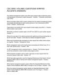 CDC 2S051 VOLUME 2 QUESTIONS VERIFIED ACCURATE ANSWERS