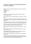 CDC 2S051 VOLUME 2 TEST QUESTIONS VERIFIED ACCURATE ANSWERS