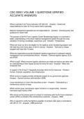CDC 2S051 VOLUME 1 QUESTIONS VERIFIED ACCURATE ANSWERS