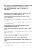 CDC 2S051 MATERIEL MANAGEMENT JOURNEYMAN VOLUME 2 CONTINGENCY OPERATIONS AND SUPPORT QUESTIONS VERIFIED ACCURATE ANSWERS