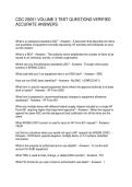CDC 2S051 VOLUME 3 TEST QUESTIONS VERIFIED ACCURATE ANSWERS