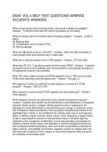 2S051 VOL 4 SELF-TEST QUESTIONS VERIFIED ACCURATE ANSWERS