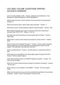 CDC 2S051 VOLUME 1QUESTIONS VERIFIED ACCURATE ANSWERS