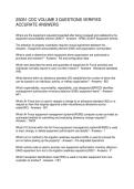 2S051 CDC VOLUME 3 QUESTIONS VERIFIED ACCURATE ANSWERS