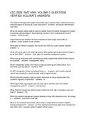 CDC 2S051 MAT MAN&period; VOLUME 2&period; QUESTIONS VERIFIED ACCURATE ANSWERS
