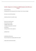 NUR 432 - Chapters 51&comma; 52&comma; 53 &lpar;Exam 1&rpar; &vert; UPDATED Questions with 100&percnt; Correct Answers