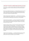 NUR 432 Exam 1 Study Guide &vert; UPDATED Questions with 100&percnt; Correct Answers