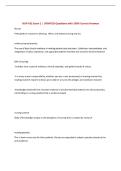 NUR 432 Exam 1 &vert; UPDATED Questions with 100&percnt; Correct Answers