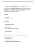 BUNDLE FOR NUR 432 EXAMS &vert; ALL Questions UPDATED with 100&percnt; Correct Answers &vert; Complete and Accurate