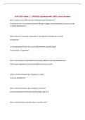 NUR 3500- Week 1 &vert; UPDATED Questions with 100&percnt; Correct Answers