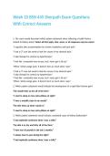 Week 10 BSN 445 Sherpath Exam Questions With Correct Answers