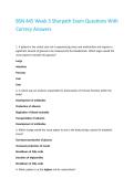 BSN 445 Week 3 Sherpath Exam Questions With Correcy Answers