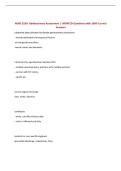 NURS 3100&colon; Genitourinary Assessment &vert; UPDATED Questions with 100&percnt; Correct Answers