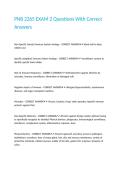 PNB 2265 EXAM 2 Questions With Correct Answers