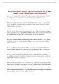 NUR&sol;NUA 3100 Exam 1&colon; Immunity&comma; Infection&comma; Wound Healing&comma; and Cancer Key Concepts &vert; UPDATED Questions with 100&percnt; Correct Answers
