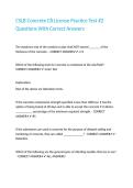 CSLB Concrete C8 License Practice Test -2 Questions With Correct Answers