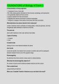 Foundations of Biology of Exam 1 &vert;280 Questions and Answers