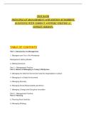 Test Bank for Principle of Management 14th Edition by Stephen P Robbins and Coulter All Chapters 1-18 Covered