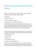 CNRN Practice Exam Questions With Correct Answers