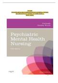 TEST BANK for Psychiatric Mental Health Nursing&comma; 5th Edition by Fortinash