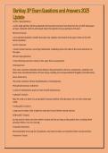 Barkley 3P Exam Questions and Answers 2025  Update 