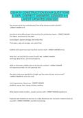OSHA 30 CONSTRUCTION EXAM QUESTIONS  & 100&percnt; CORRECT ANSWERS &lpar;GRADED A&plus;&rpar;  LATEST UPDATED 2026&sol;2027 