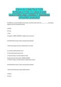 OSHA 30 CONSTRUCTION  INTRODUCTION TO OSHA EXAM  QUESTIONS AND CORRECT ANSWERS  UPDATED 2026&sol;2027 