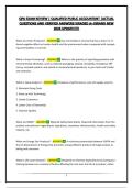 QPA EXAM REVIEW &vert; QUALIFIED PUBLIC ACCOUNTANT &vert;ACTUAL QUESTIONS AND VERIFIED ANSWERS&vert;GRADED A&plus;&vert;BRAND NEW 2026 UPDATE&excl;&excl;&excl;&excl;&excl;