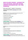 NURS 5338 MOD 2 PRETEST &ndash; UNIVERSITY OF TEXAS ARLINGTON &vert; QUESTIONS&comma; REVISED ANSWERS & RATIONALES 2026 &vert; 100&percnt; PASS GUARANTEE