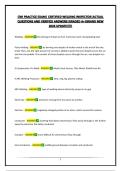 CWI PRACTICE EXAM&vert; CERTIFIED WELDING INSPECTOR&vert;ACTUAL QUESTIONS AND VERIFIED ANSWERS&vert;GRADED A&plus;&vert;BRAND NEW 2026 UPDATE&excl;&excl;&excl;&excl;&excl;