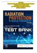 Test Bank for Radiation Protection in Medical Radiography 7th&comma; 8th and 9th Edition &sol;&sol;&sol; package deal with connected passing tips &excl;&excl;&excl;&excl;