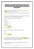 QUICKBOOKS PRO ADVISOR CERTIFICATION EXAM PREP &vert;ACTUAL QUESTIONS AND VERIFIED ANSWERS&vert;GRADED A&plus;&vert;BRAND NEW 2026 UPDATE&excl;&excl;&excl;&excl;&excl;