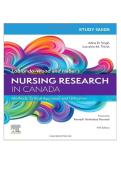 TEST BANK FOR LoBiondo-Wood and Haber's Nursing Research in Canada&colon; Methods&comma; Critical Appraisal&comma; and Utilization&comma; 5th Edition by Mina D&period; Singh&comma; Lorraine Thirsk ISBN&colon;978-0323778985 COMPLETE GUIDE 100&percnt; VERIFIED A&plus; GRADE ASSURED&excl;&excl;&excl;&excl;&excl;&excl;NEW LATEST UPDATE