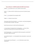 Nursa 1105 Exam 4 &vert; UPDATED Questions with 100&percnt; Correct Answers