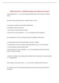 NURSA 1105 Exam 5 &vert; UPDATED Questions with 100&percnt; Correct Answers