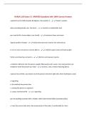 NURSA 1105 Exam 3 &vert; UPDATED Questions with 100&percnt; Correct Answers