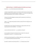 NURSA 1105 Exam 1 &vert; UPDATED Questions with 100&percnt; Correct Answers