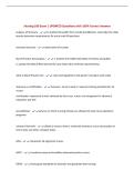 Nursing 100 Exam &vert; UPDATED Questions with 100&percnt; Correct Answers