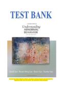 Understanding Abnormal Behavior 10th Edition Sue Sue Sue Sue comprehensive test bank practice questions with answers