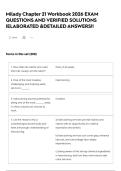 Milady Chapter 21 Workbook 2026 EXAM QUESTIONS AND VERIFIED SOLUTIONS &vert;ELABORATED &DETAILED ANSWERS&excl;&excl;