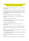 Ammunition Publications &lpar;Cert&rpar; Exam with all Correct & 100&percnt; Verified Answers &vert;Already Graded A&plus;