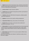 BIOL 252 Human Anatomy & Physiology II w Lab Module 3 Exam Review 70&plus; Questions and Answers -Summary  LockDown Browser Portage Learning