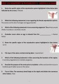 BIOD 152 ANATOMY & PHYSIOLOGY II - MODULE 6 EXAM