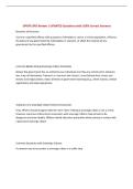 OPOTA SPO Review &vert; UPDATED Questions with 100&percnt; Correct Answers
