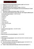 BIO 252 FINAL EXAM STUDY GUIDE
